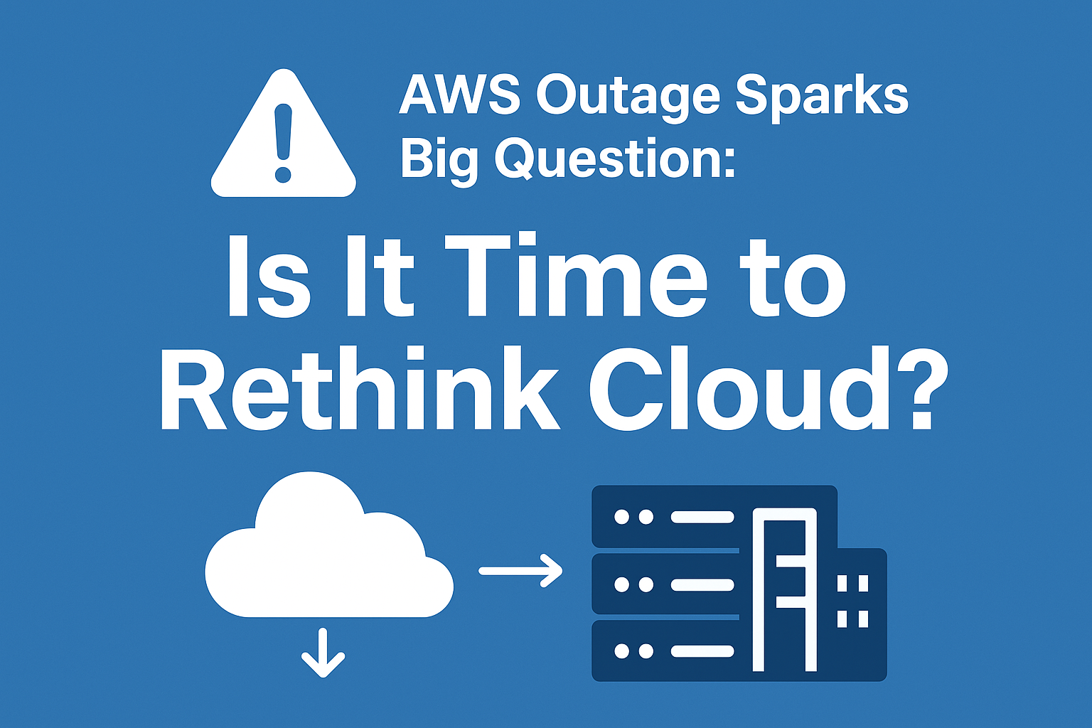 Rethinking Cloud Infrastructure After AWS Outage